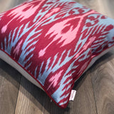 Silk Ikat Cushion with Piping