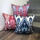 Silk Ikat Cushion made with Handloomed Fabric