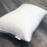 Silk Ikat Zigzag Grey Pillow with Concealed Zipper