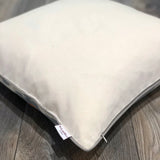 Spring Blue Silk Ikat Cushion with Concealed Zipper