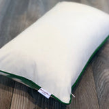 Concealed Zipper Silk Ikat Pillow Spring Green