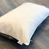 Concealed Zipper Silk Ikat Pillow Tribal