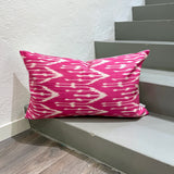 Eye Catchy Silk Ikat Pillow Galaxia