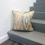 Beautiful Silk Ikat Cushion Vertigo