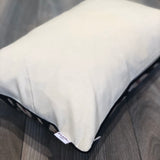 Silk Ikat Pillow XOX with Concealed Zipper