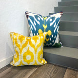 Colorful Silk Ikat Cushion Anchor