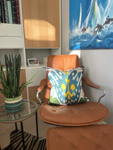 Attractive Silk Ikat Cushion Anchor