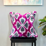Velvet Ikat Cushion Aloha | Velvet Ikat Pillow Aloha