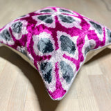 Velvet Ikat Cushion Aloha | Velvet Ikat Pillow Aloha