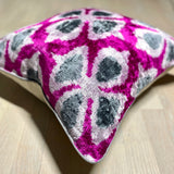 Velvet Ikat Cushion Aloha | Velvet Ikat Pillow Aloha