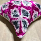 Velvet Ikat Cushion Aloha | Velvet Ikat Pillow Aloha