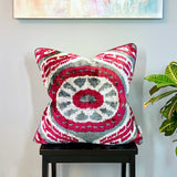 Velvet Ikat Cushion Chakra | Velvet Ikat Pillow Chakra
