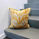Velvet Ikat Cushion Solstice