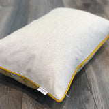 Velvet Ikat Pillow Solstice backsides