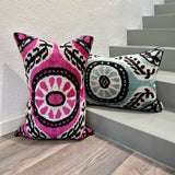 Velvet Ikat Pillow Peace with other variant
