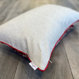 Velvet Ikat Pillow Holism backside