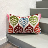 Velvet Ikat Pillow Four Seasons front