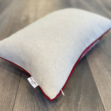 Velvet Ikat Pillow Four Seasons backside