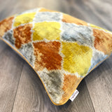 Velvet Ikat Pillow Marrakesh Sun