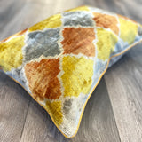Velvet Ikat Pillow Marrakesh Sun.