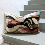 Velvet Ikat Pillow Desert of Life front