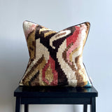 Velvet Ikat cushion Desert of Life 