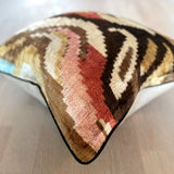 Velvet Ikat Cushion  Desert of Life.