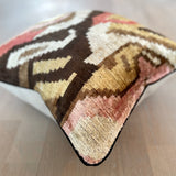 Velvet Ikat Cushion  Desert of Life side view