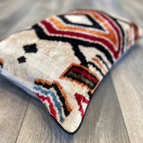 Velvet Ikat Pillow Boho.