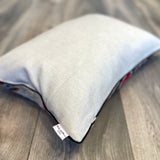 Velvet Ikat Pillow Boho backside