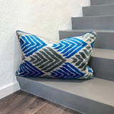 Velvet Ikat Pillow Windcraft