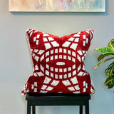 Velvet Ikat Cushion Mosaique | Velvet Ikat Pillow Mosaique
