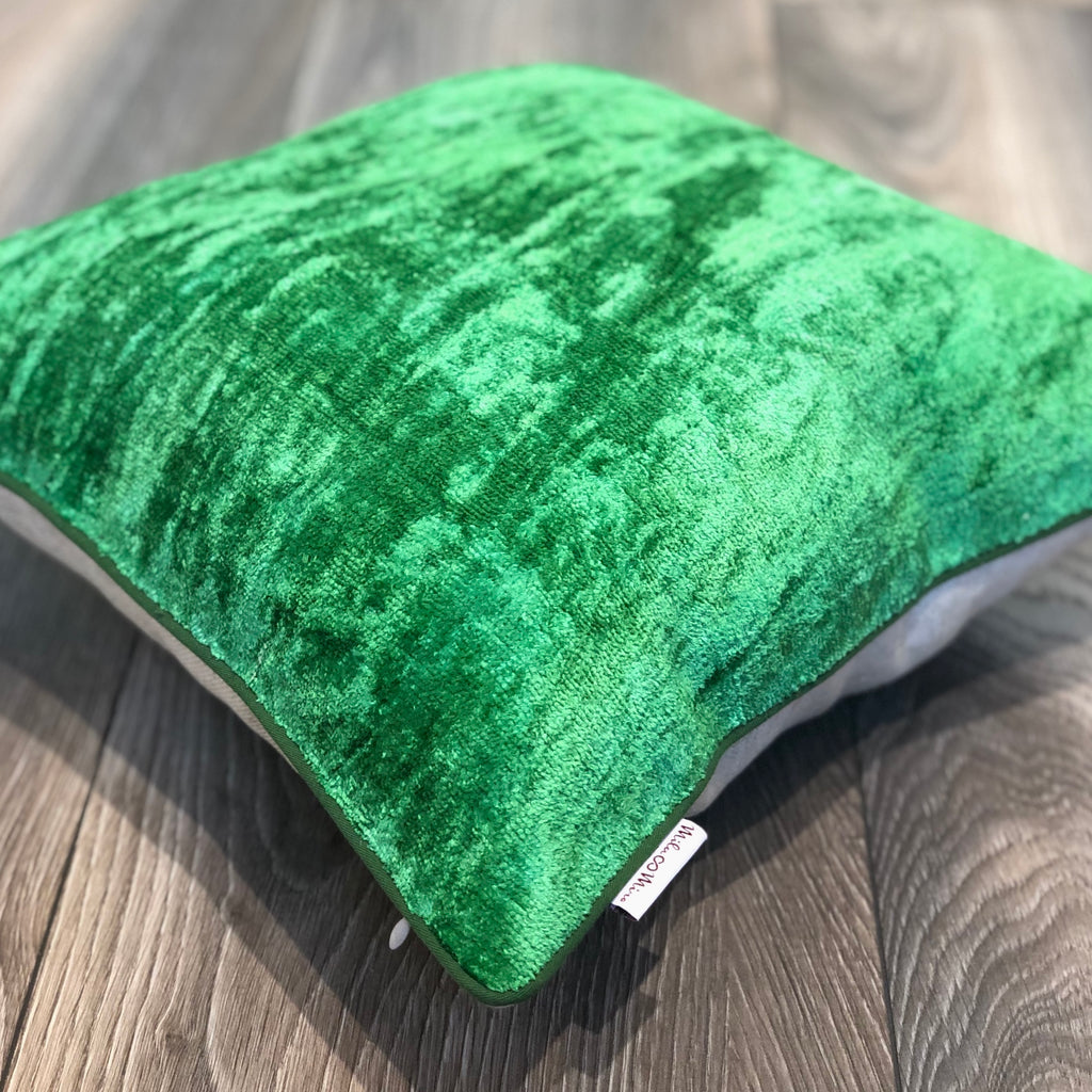 Green ikat pillow store