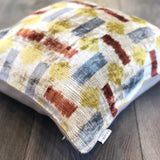 Velvet Ikat Cushion Solarpower front