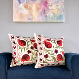Hand embroidered Suzani Cushions Anatolia