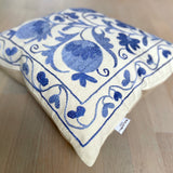 Suzani Cushion Bodrum with Handloomed Fabric