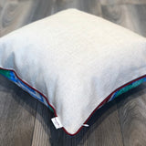 Velvet Ikat Cushion Jigsaw with Hidden Zipper