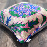 Amazing Velvet Ikat Cushion Foxie