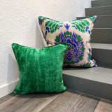 Velvet Fabric Ikat Cushion Foxie
