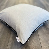 Velvet Ikat Cushion Butterflies | Backside view