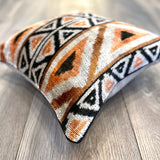 Amazing Velvet Ikat Cushion Azulik