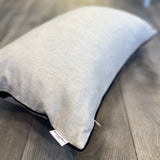 Velvet Ikat Pillow Pink Diamond | Backside view