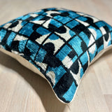 Velvet Ikat Cushion Guchi | Velvet Ikat Pillow Guchi