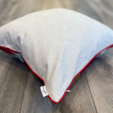 Velvet Ikat Cushion Nômade |Backside view