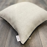 Velvet Ikat Cushion Spade | Backside view