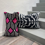 Velvet Ikat Pillow Chique | Mila∞Miro other variant Pillow