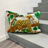 Velvet Ikat Pillow Jaguar |