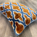 Velvet Ikat Pillow Riad |