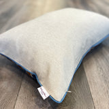 Velvet Ikat Pillow Riad | Backside view