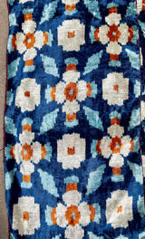 Velvet Ikat Cushion Oxygen | Velvet Ikat Pillow Oxygen